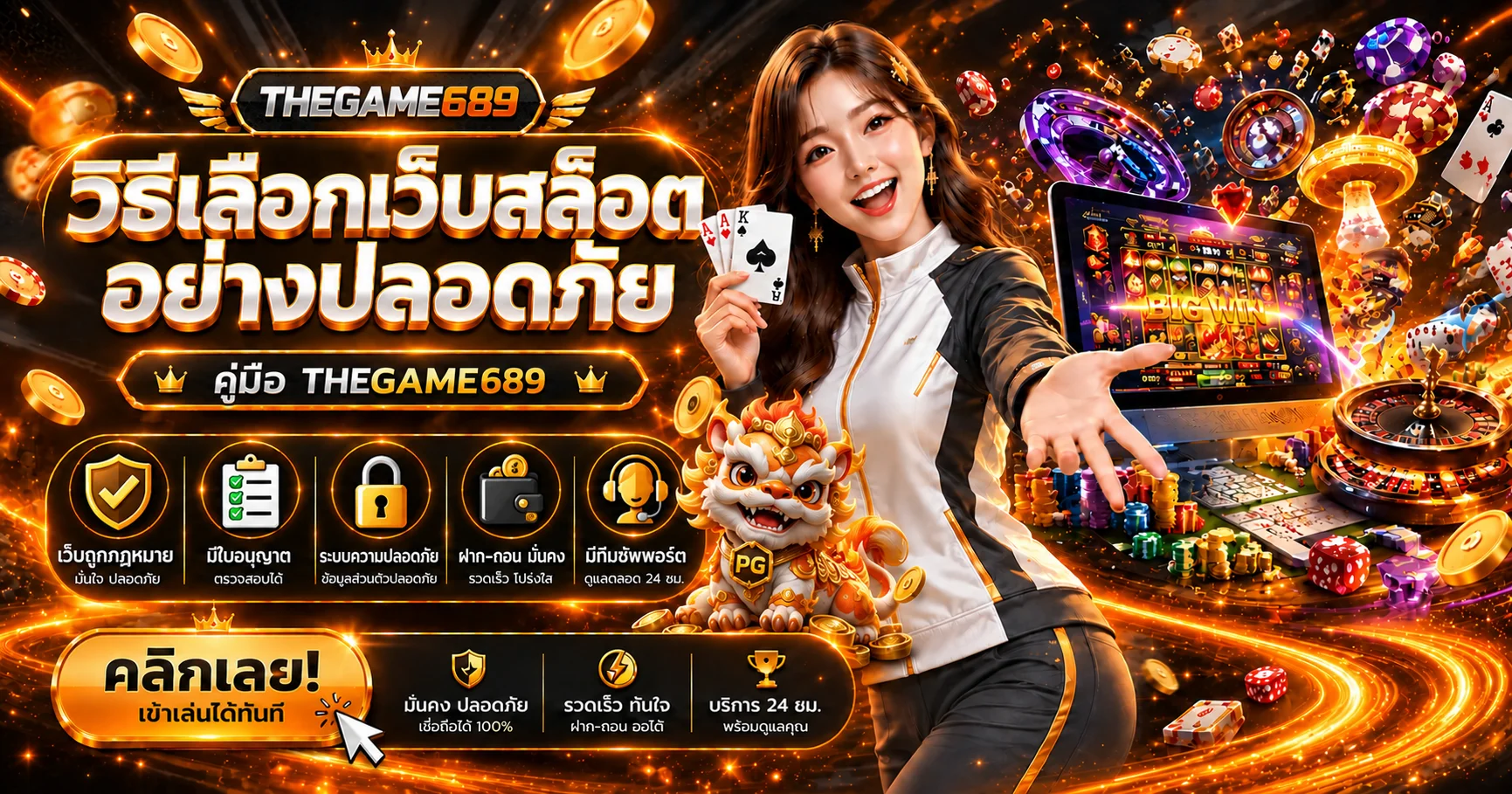 THEGAME689 วิธีเลือกเว็บสล็อตอย่างปลอดภัย